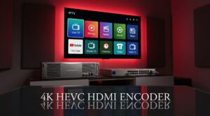 4k hevc hdmi encoder low latency srt for iptv