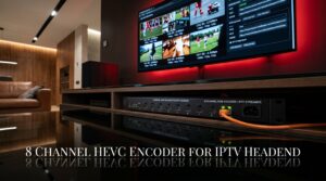 8 channel hevc encoder for iptv headend