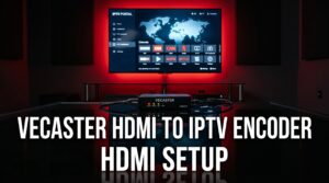 vecaster hdmi to iptv encoder hdmi setup​